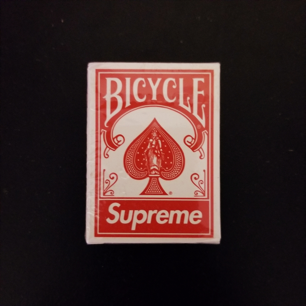 NEW Supreme Bicycle Mini Red Playing Cards